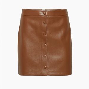 Wilfred Manor Mini Skirt in Cognac NWT